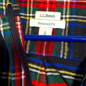 Zip up LL Bean flannel